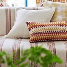 Aztec colourful patterned cushion